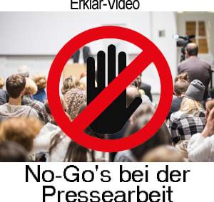 No-Go’s bei der Pressearbeit für Künstler